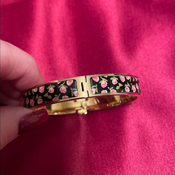 Kate Spade Floral Gold and Black Bracelet - Picture 3 of 6
